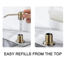 image-Kitchen Soap Dispensers 500ml Build in Dispenser Soap For Kitchen Bathroom Accessories Stainless Steel Pump Liquid PE Bottle