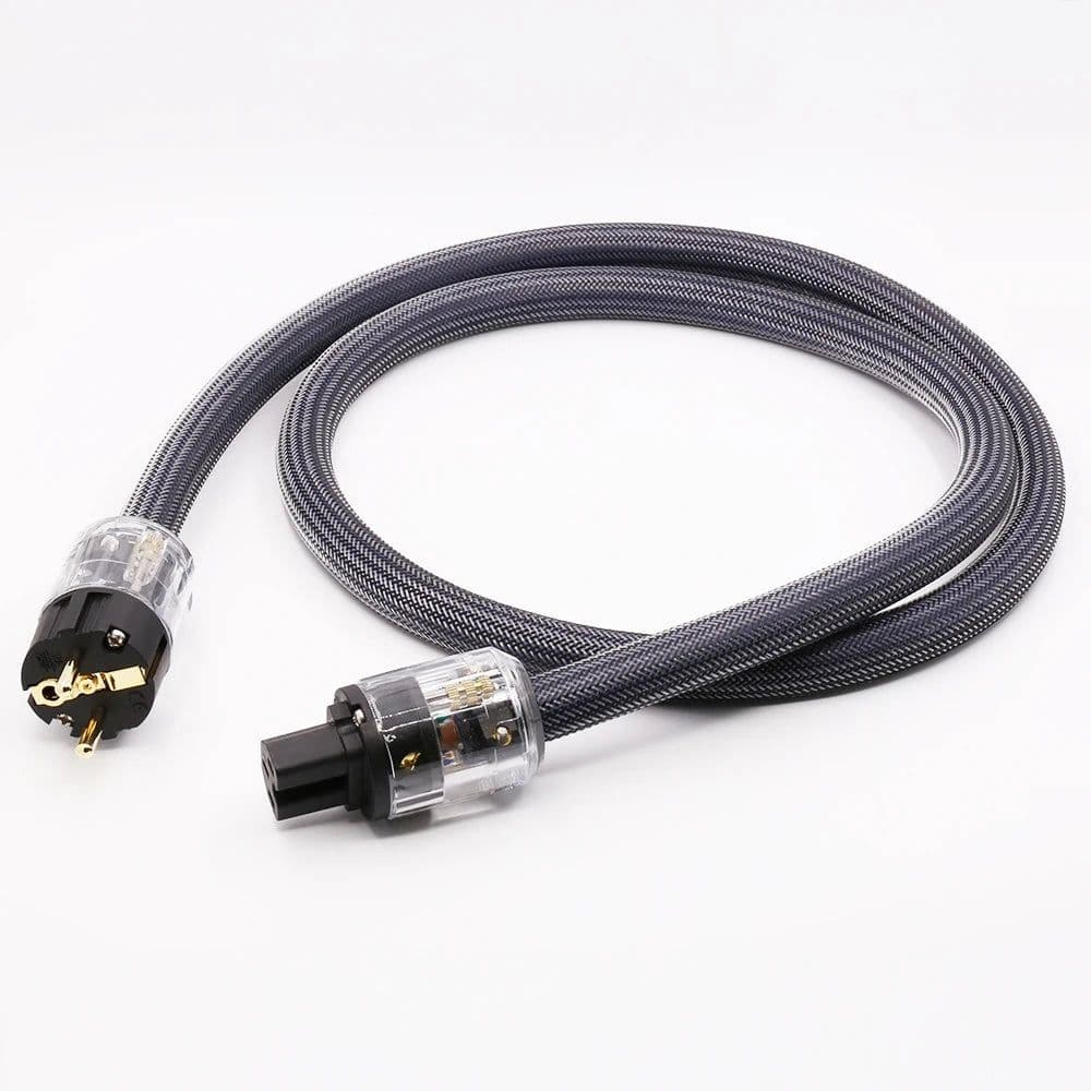 image-Hi-End 4Square hifi audio EU/US power cord pure copper power cable