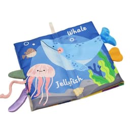 image-Cloth Book for Babies 3d Tail Baby Book Colorful Cartoon Pattern Book Brain-boosting Educational Toy for Babies 0-3 Years Baby
