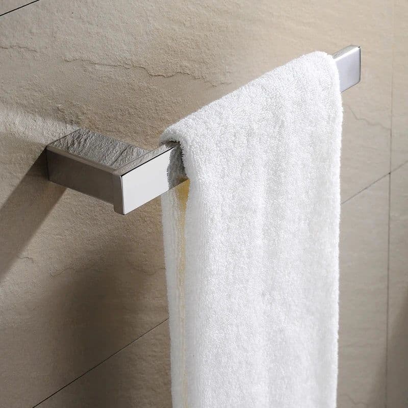 image-Stainless Steel Bathroom Accessories Wall Shelf Towel Bar Rack Rail Toilet Brush Roll Paper Holder Soap Dish Bathroom Hardware