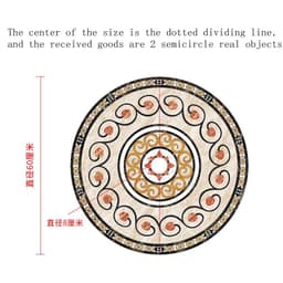 image-60/80cm Ceiling Decorative Parquet Floor Ceiling Lamp Decorative Cover Waterproof Self-adhesive Stickers Living room Accessories