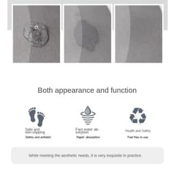 image-High-quality Super Non-slip Bathroom Mat Absorbent Toilet Anti-skid Bathtub Foot Mat Kitchen Living Room Floor Mat Home Decor