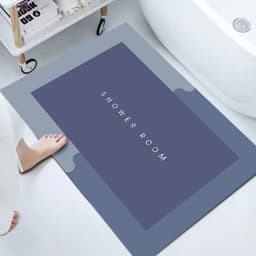 image-High-quality Super Non-slip Bathroom Mat Absorbent Toilet Anti-skid Bathtub Foot Mat Kitchen Living Room Floor Mat Home Decor