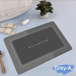 image-High-quality Super Non-slip Bathroom Mat Absorbent Toilet Anti-skid Bathtub Foot Mat Kitchen Living Room Floor Mat Home Decor