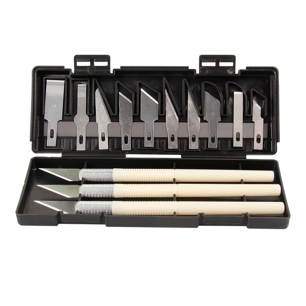 image-KINGROON Deburring Tool Kit Engraving Knife Carving Tool DIY 3D Printer Part 3D Model File Cutter Scraper Material Removal Tool