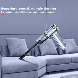image-SZUK Mini Car Vacuum Cleaner Portable Powerful Cleaning Machine Strong Suction Handheld for Car Wireless Cleaner Home Appliance