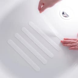 image-6/12pcs Anti Slip Strips Transparent Shower Stickers Bath Safety Strips Non Slip Strips for Bathtubs Showers Stairs Floors