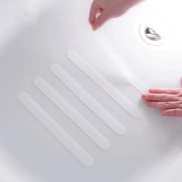 image-6/12pcs Anti Slip Strips Transparent Shower Stickers Bath Safety Strips Non Slip Strips for Bathtubs Showers Stairs Floors