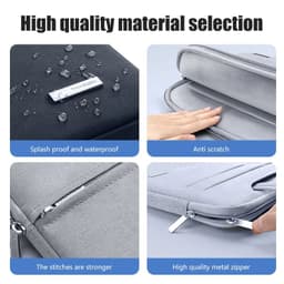image-Laptop Bag 13.3 15.6 14 INCH Waterproof Notebook Case Sleeve For Macbook Air Pro 13 15 Computer Shoulder Handbag Briefcase Bag