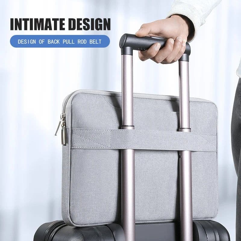 image-Laptop Bag 13.3 15.6 14 INCH Waterproof Notebook Case Sleeve For Macbook Air Pro 13 15 Computer Shoulder Handbag Briefcase Bag
