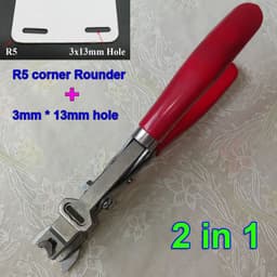 image-R3 R5 R10 Corner Rounder Cutter Corner Plier Hand Held Heavy Duty Steel ID Card Cutting Corners 3mm 5mm 10mm