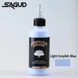 image-SAGUD Air Brush Waterborne Acrylic Paint 18 Colors DIY Handmade 100 ML/Bottle Airbrush Ink for Modeling Art Textile Shoes Wood