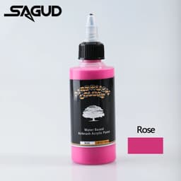 image-SAGUD Air Brush Waterborne Acrylic Paint 18 Colors DIY Handmade 100 ML/Bottle Airbrush Ink for Modeling Art Textile Shoes Wood