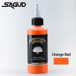 image-SAGUD Air Brush Waterborne Acrylic Paint 18 Colors DIY Handmade 100 ML/Bottle Airbrush Ink for Modeling Art Textile Shoes Wood
