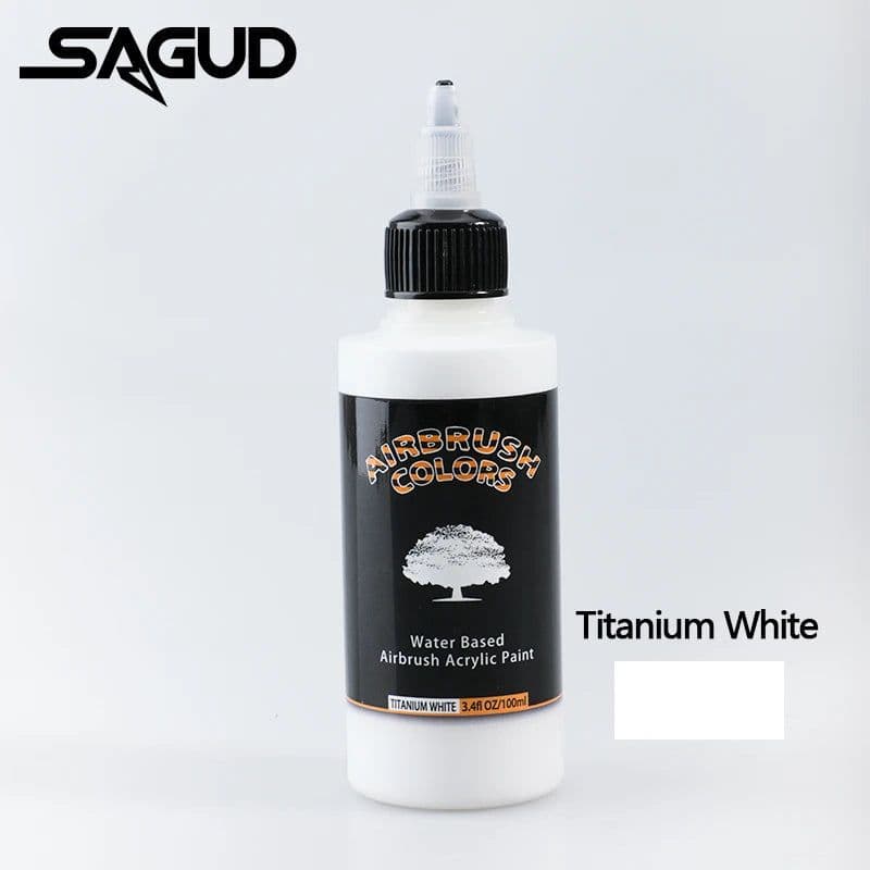 image-SAGUD Air Brush Waterborne Acrylic Paint 18 Colors DIY Handmade 100 ML/Bottle Airbrush Ink for Modeling Art Textile Shoes Wood