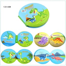 image-Water Bath Toy Bath Book Swimming Bathroom Toy Baby Toys Early Educational Toy With BB Shistle Learning Animal Digital Bath Book