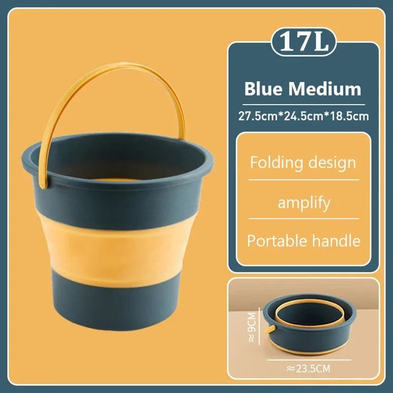 image-Foldable Footbath Massage Bucket Soaking Bucket Folding Basin Spa Foot Bath Bucket Household Sauna Bathtub Pedicure Bath Bathtub