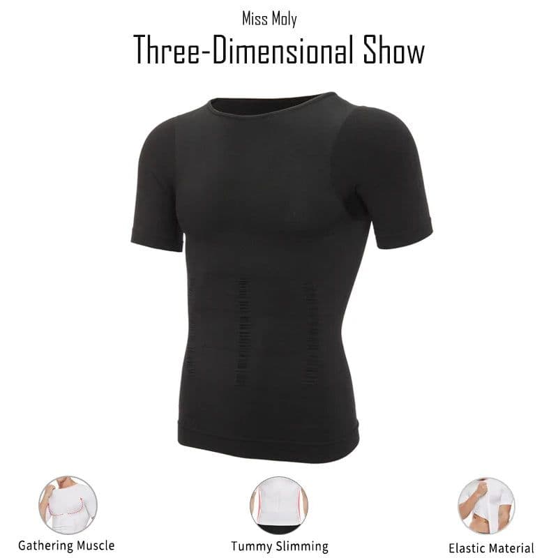 image-Men Slimming Body Shaper Belly Control Shapewear Man Shapers Modeling Underwear Waist Trainer Corrective Posture Vest Corset