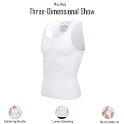image-Men Slimming Body Shaper Belly Control Shapewear Man Shapers Modeling Underwear Waist Trainer Corrective Posture Vest Corset