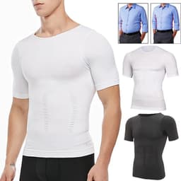 image-Men Slimming Body Shaper Belly Control Shapewear Man Shapers Modeling Underwear Waist Trainer Corrective Posture Vest Corset