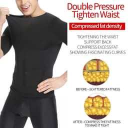 image-Men Slimming Body Shaper Belly Control Shapewear Man Shapers Modeling Underwear Waist Trainer Corrective Posture Vest Corset