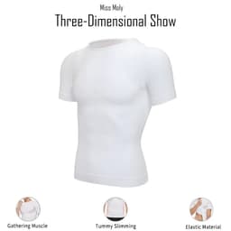 image-Men Slimming Body Shaper Belly Control Shapewear Man Shapers Modeling Underwear Waist Trainer Corrective Posture Vest Corset