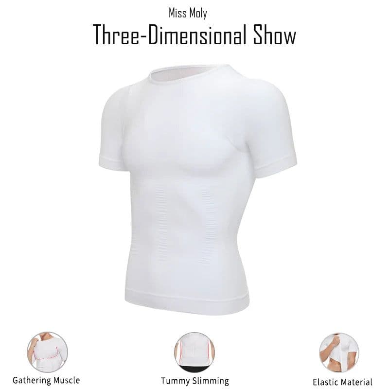 image-Men Slimming Body Shaper Belly Control Shapewear Man Shapers Modeling Underwear Waist Trainer Corrective Posture Vest Corset