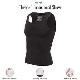 image-Men Slimming Body Shaper Belly Control Shapewear Man Shapers Modeling Underwear Waist Trainer Corrective Posture Vest Corset