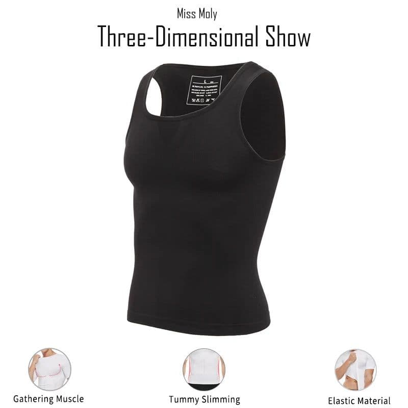 image-Men Slimming Body Shaper Belly Control Shapewear Man Shapers Modeling Underwear Waist Trainer Corrective Posture Vest Corset