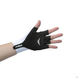 image-YKYWBIKE Cycling Gloves MTB Bike Black White Gloves Sports Half Finger Bicycle Goves Men Women Breathable Shockproof Gloves