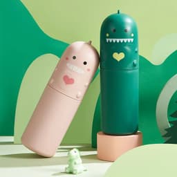image-Cute Portable Toothbrush Holder Box Travel Toothbrush Cup Mouthwash Cup Toothpaste Storage Container Bathroom Outdoor Supplies