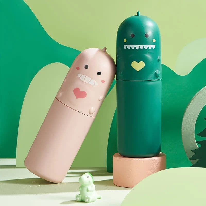 image-Cute Portable Toothbrush Holder Box Travel Toothbrush Cup Mouthwash Cup Toothpaste Storage Container Bathroom Outdoor Supplies