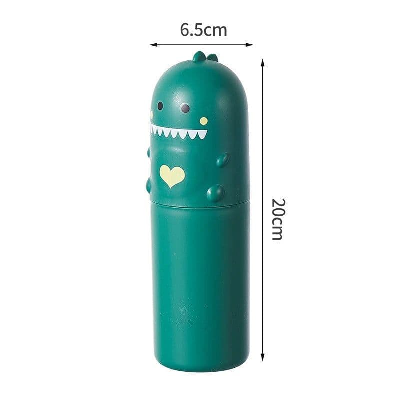image-Cute Portable Toothbrush Holder Box Travel Toothbrush Cup Mouthwash Cup Toothpaste Storage Container Bathroom Outdoor Supplies