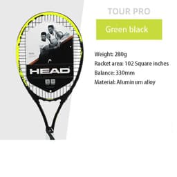 image-HEAD Tennis Racket Beginner Carbon Composite Integrated Padel Raquete De Tennis Paqueta Grip String Bag Overgrip Damp