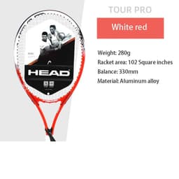 image-HEAD Tennis Racket Beginner Carbon Composite Integrated Padel Raquete De Tennis Paqueta Grip String Bag Overgrip Damp