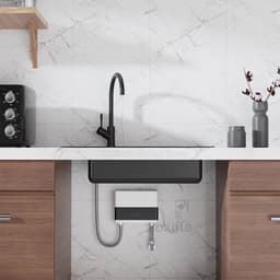 image-110V/220V Instant Water Heater Bathroom Kitchen Wall Mounted Electric Water Heater LCD Temperature Display with Remote Control