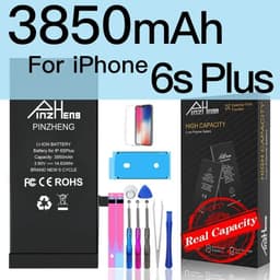 image-PINZHENG Real High Capacity Battery For iPhone 5S SE 6 6S 7 8 Plus X Xr Xs Max Phone Replacement Bateria Warranty One Year