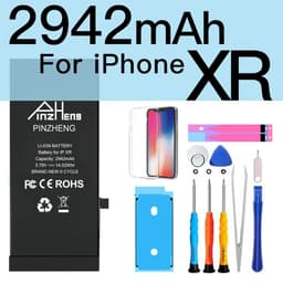 image-PINZHENG Real High Capacity Battery For iPhone 5S SE 6 6S 7 8 Plus X Xr Xs Max Phone Replacement Bateria Warranty One Year