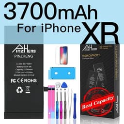 image-PINZHENG Real High Capacity Battery For iPhone 5S SE 6 6S 7 8 Plus X Xr Xs Max Phone Replacement Bateria Warranty One Year