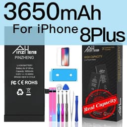 image-PINZHENG Real High Capacity Battery For iPhone 5S SE 6 6S 7 8 Plus X Xr Xs Max Phone Replacement Bateria Warranty One Year