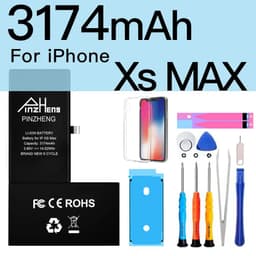 image-PINZHENG Real High Capacity Battery For iPhone 5S SE 6 6S 7 8 Plus X Xr Xs Max Phone Replacement Bateria Warranty One Year