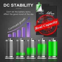 image-PINZHENG Real High Capacity Battery For iPhone 5S SE 6 6S 7 8 Plus X Xr Xs Max Phone Replacement Bateria Warranty One Year