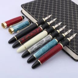 image-English calligraphy pen in the round body Dipped in nib tip circle JINHAO 450 Engraver's Script G NIB Fountain pen Supplies