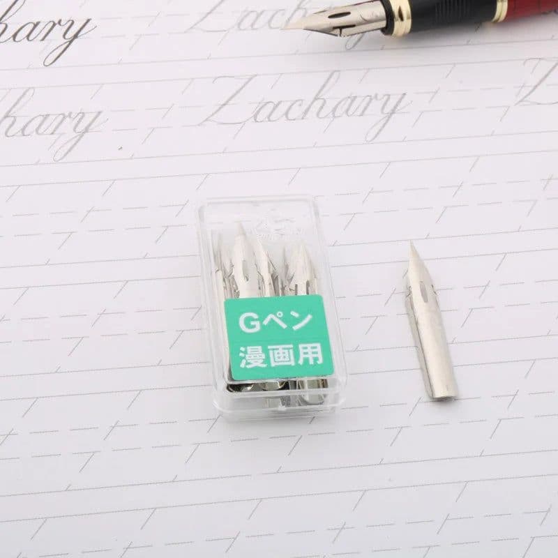 image-English calligraphy pen in the round body Dipped in nib tip circle JINHAO 450 Engraver's Script G NIB Fountain pen Supplies