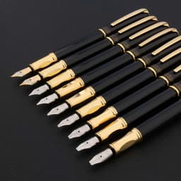 image-Parallel Calligraphy Fountain Pen Art Ink pen Gothic Arabic Italic 0.5/0.7/1.1/1.5/1.9/2.5/2.9/3.0/bend/mm Nib Office Supplies