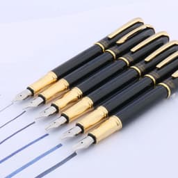 image-Parallel Calligraphy Fountain Pen Art Ink pen Gothic Arabic Italic 0.5/0.7/1.1/1.5/1.9/2.5/2.9/3.0/bend/mm Nib Office Supplies