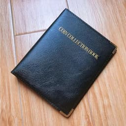 image-120/240 Pockets PU leather Cover Money Book Coin Storage Album For Coins Holder Collection Books High Quality Coin Collection