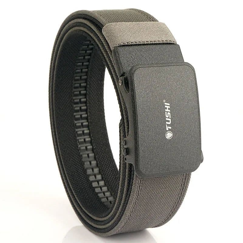 image-TUSHI belt men outdoor hunting metal tactical belt multi-function alloy buckle high quality Marine Corps canvas Hanging gun belt