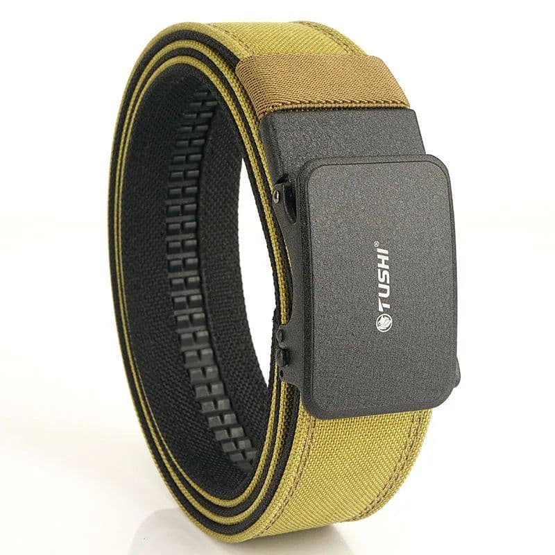 image-TUSHI belt men outdoor hunting metal tactical belt multi-function alloy buckle high quality Marine Corps canvas Hanging gun belt