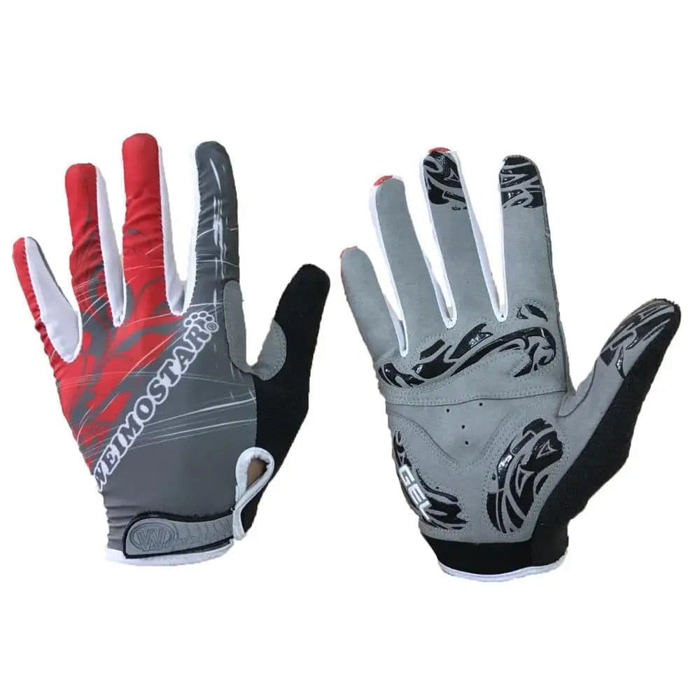 image-Wholesale Weimostar Full Finger Cycling Gloves guantes ciclismo Gel Pad Motorcycle Gloves Summer MTB Bicycle Bike Gloves